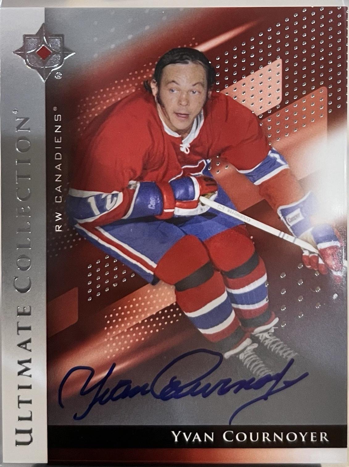 Yvan Cournoyer [Autograph] #85