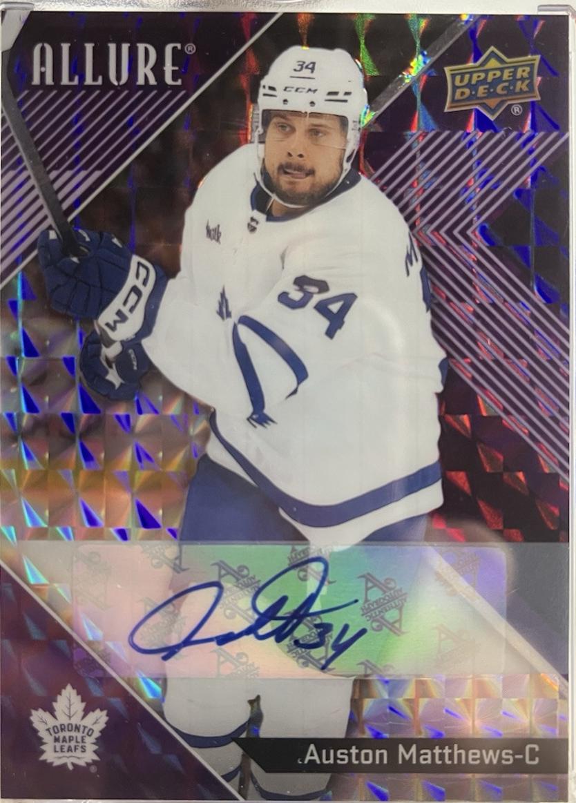 Auston Matthews [Purple Diamond Autograph] #16