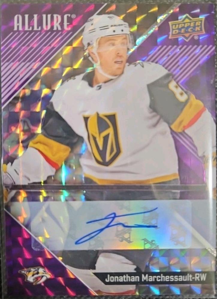 Jonathan Marchessault [Purple Diamond Autograph] #81