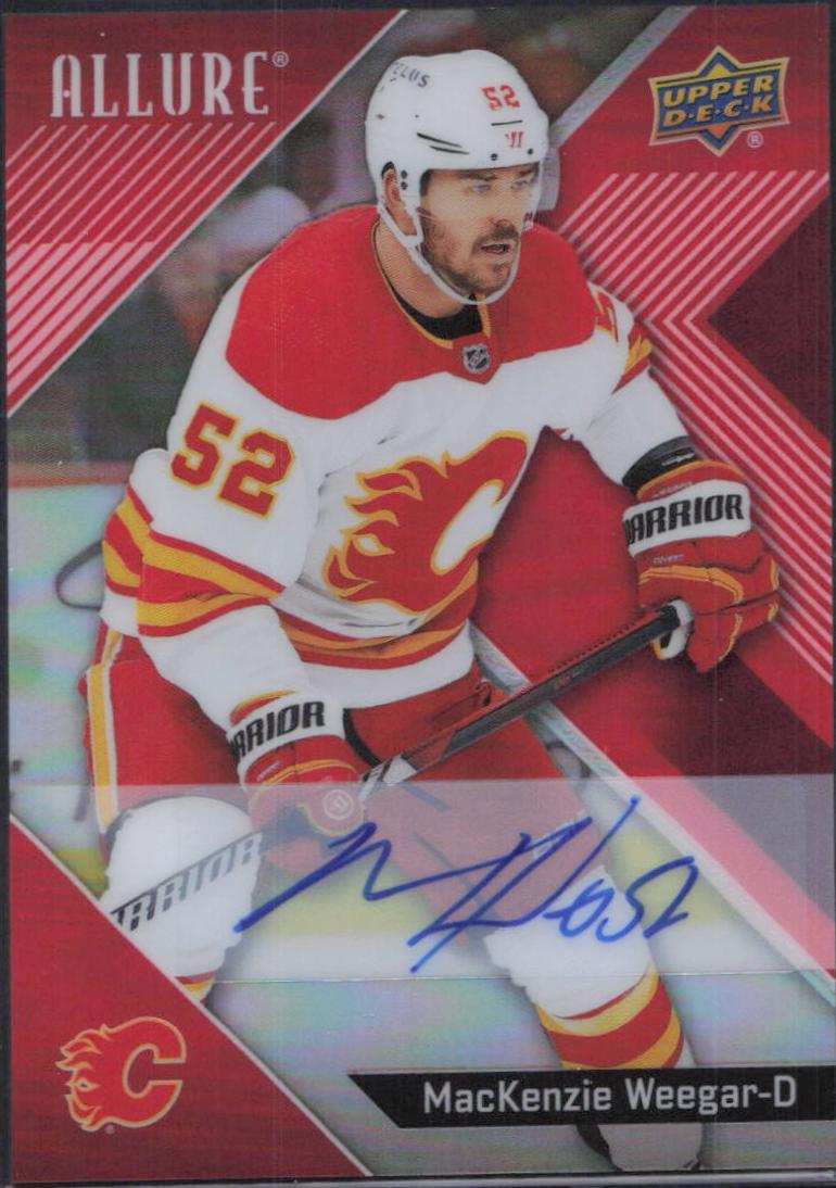 MacKenzie Weegar [Red Rainbow Autograph] #99