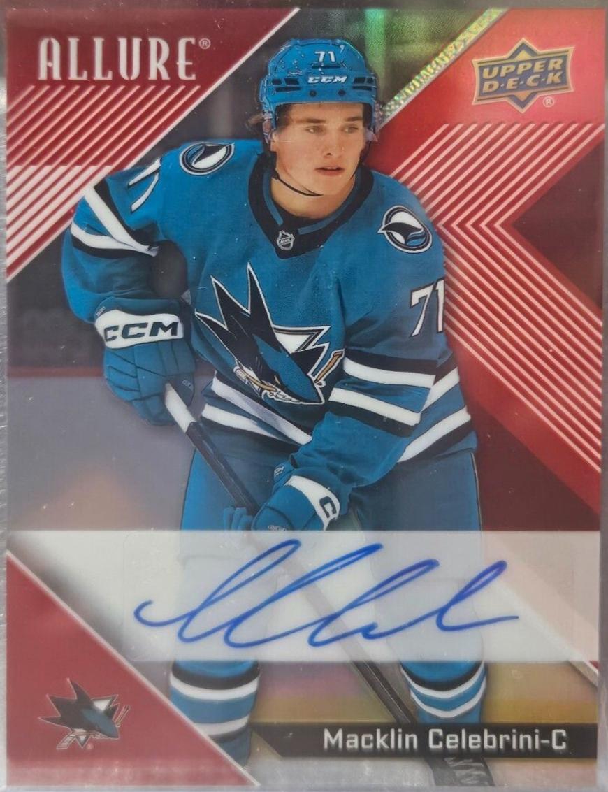 Macklin Celebrini [Red Rainbow Autograph] #AR-MC