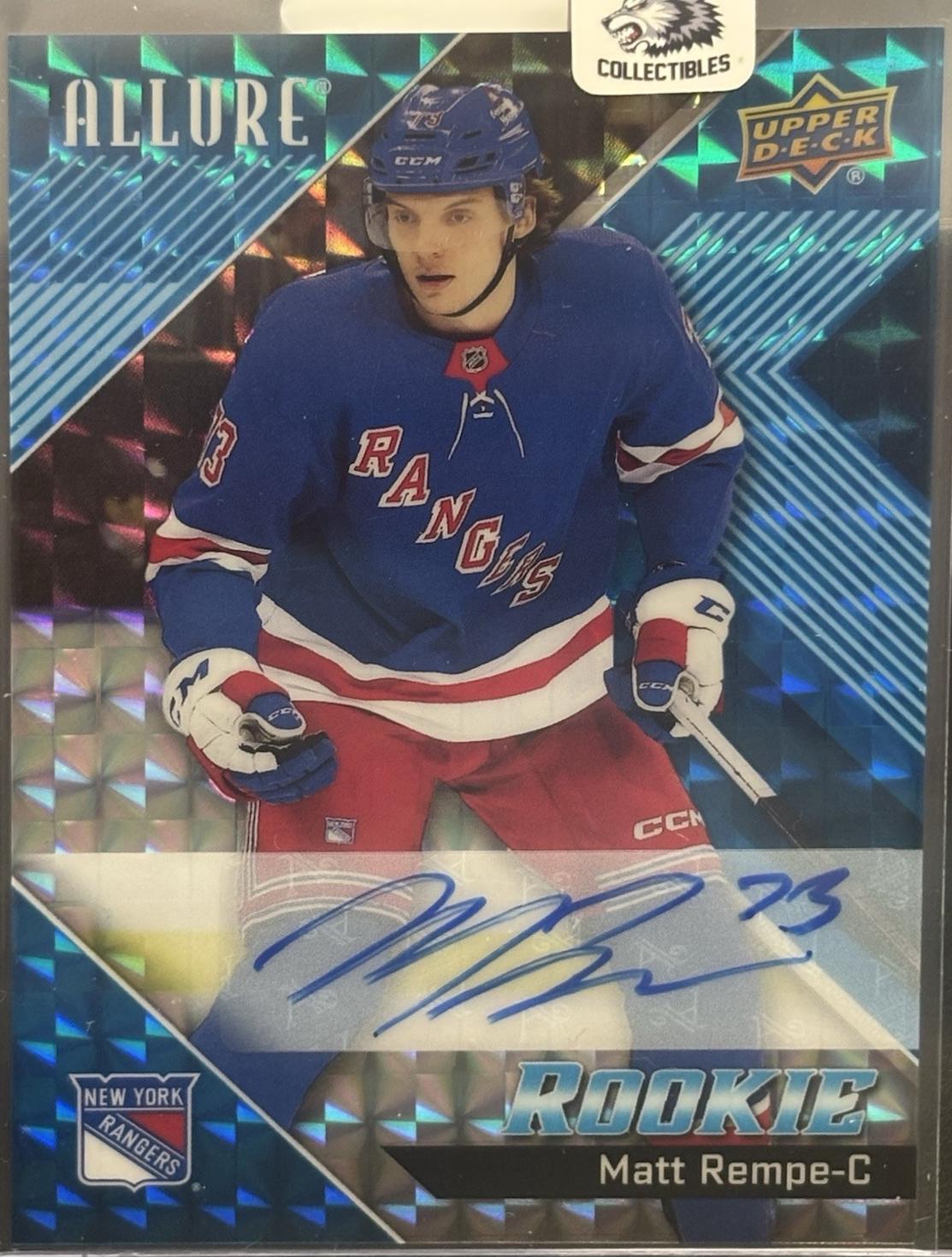 Matt Rempe [Blue Line Autograph] #103