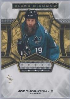 Joe Thornton [Pure Black Diamond Relic] #BDB-JT