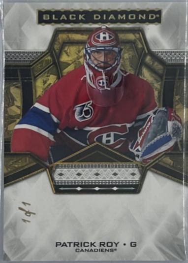 Patrick Roy [Pure Black Diamond Relic] #BDB-PR