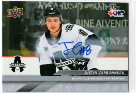 Justin Carbonneau [Autograph] #45