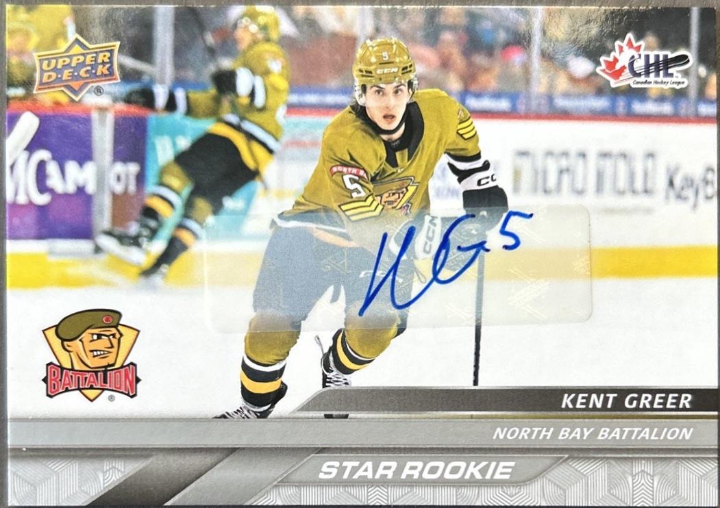 Kent Greer [Autograph] #377