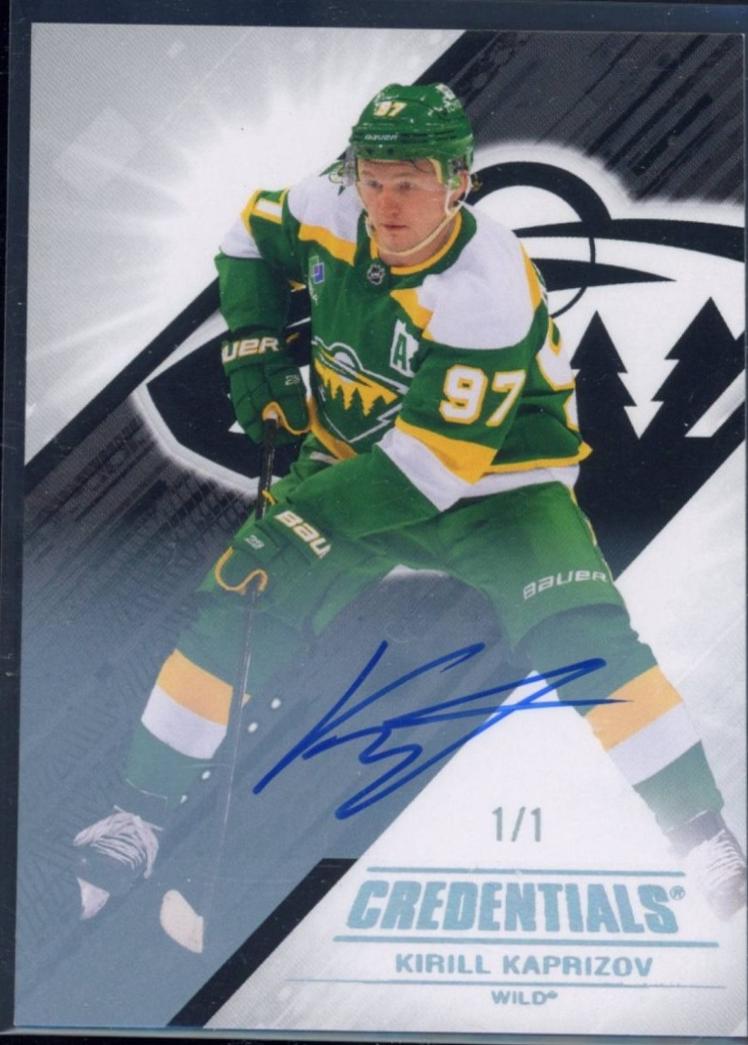 Kirill Kaprizov [Black Autograph] #54