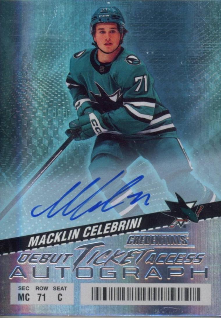 Macklin Celebrini [Autograph] #111