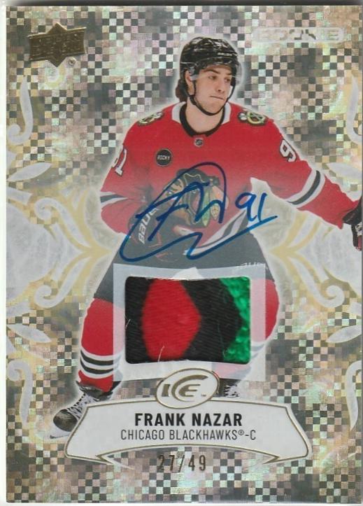 Frank Nazar [Gold Auto Patch] #121