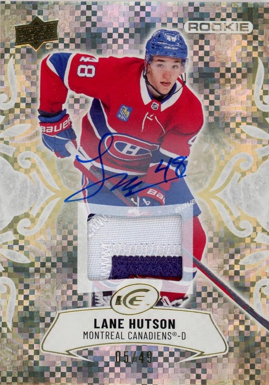 Lane Hutson [Gold Auto Patch] #133
