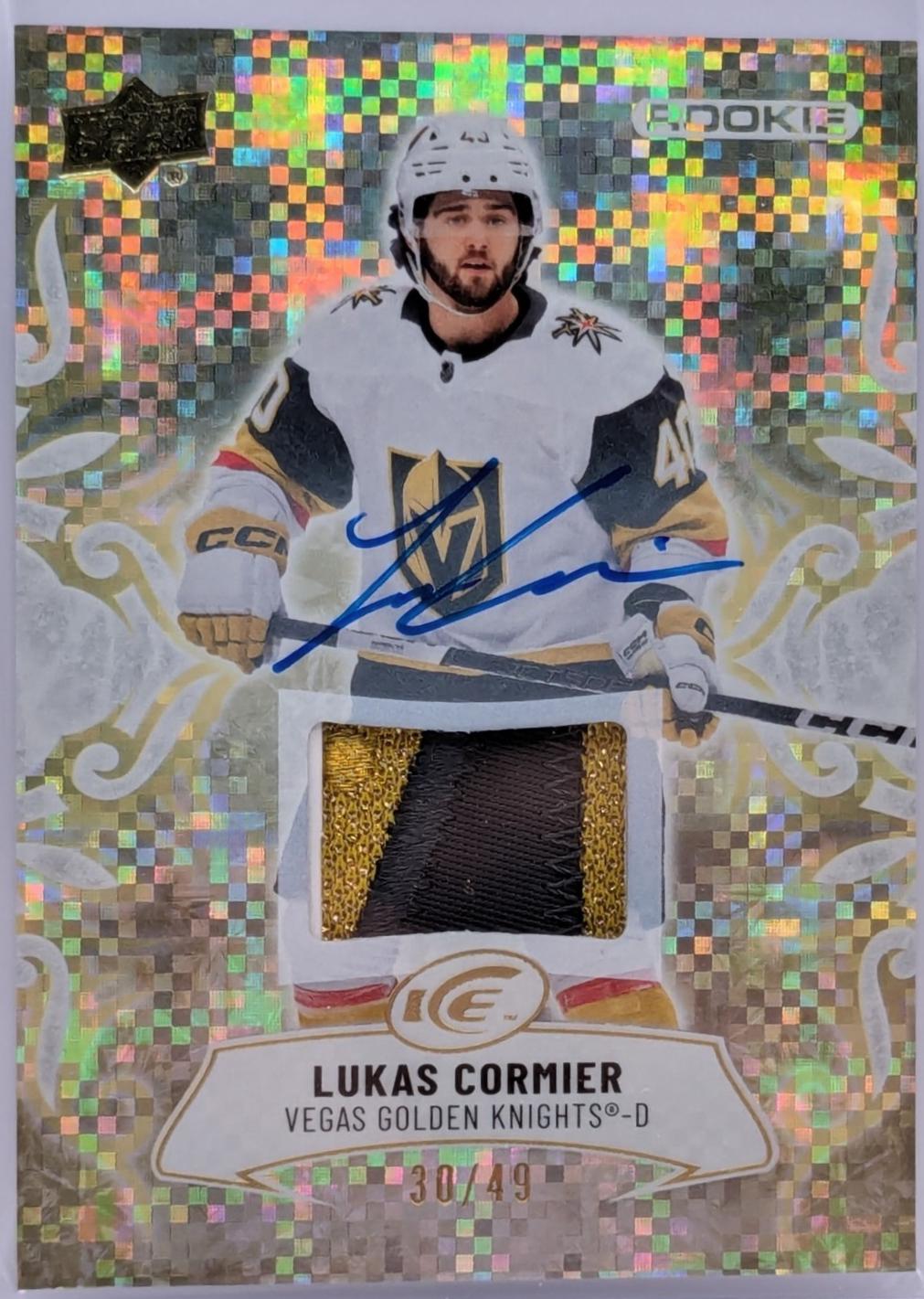 Lukas Cormier [Gold Patch Auto] #106