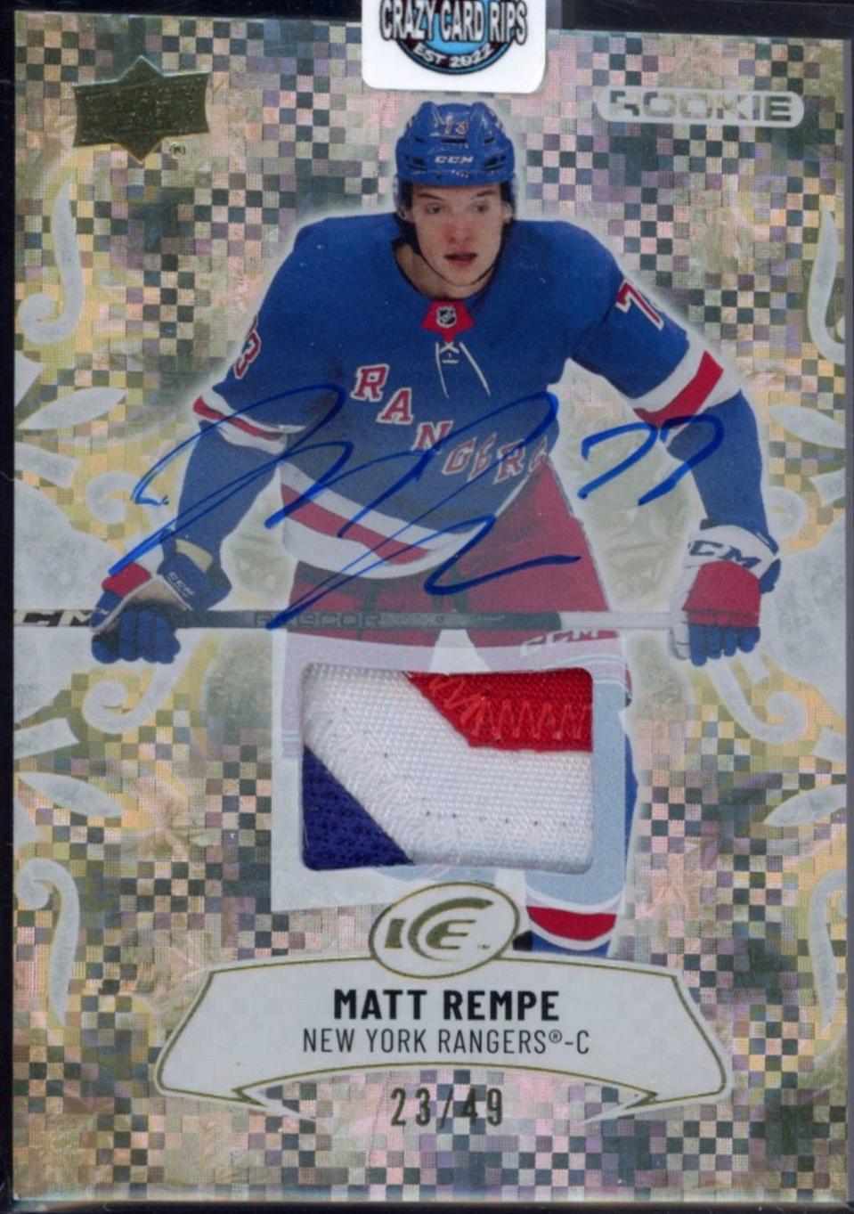 Matt Rempe [Gold Patch Auto] #143