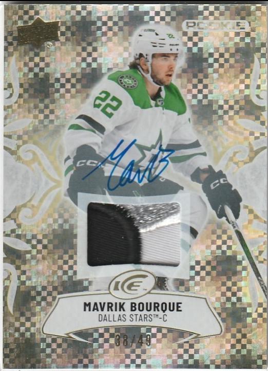 Mavrik Bourque [Gold Auto Patch] #129