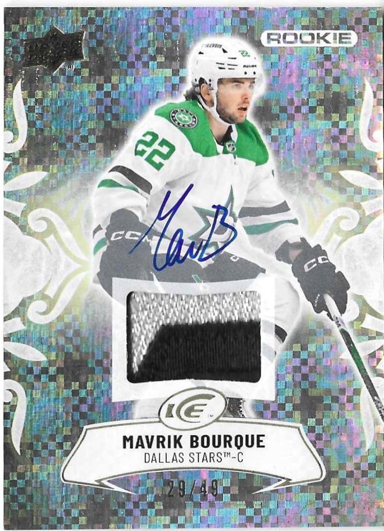 Mavrik Bourque [Gold Patch Auto] #129