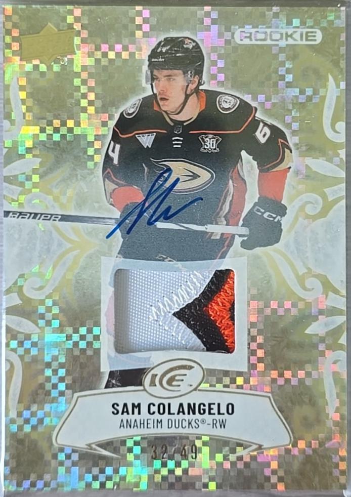 Sam Colangelo [Gold Patch Auto] #126