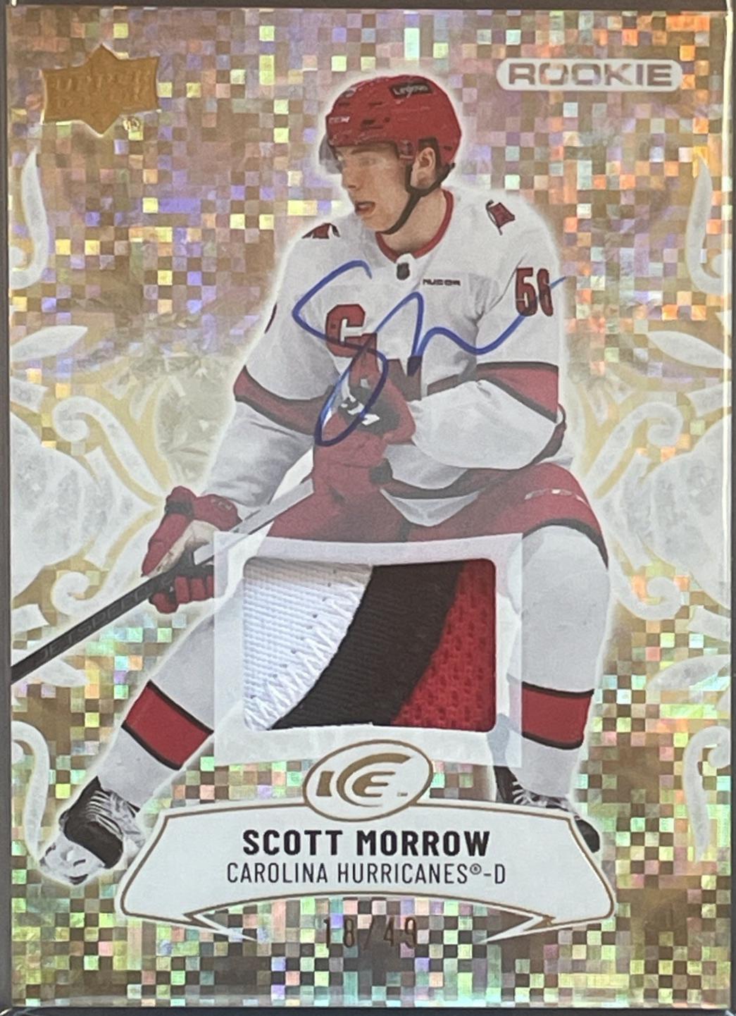 Scott Morrow [Gold Patch Auto] #123