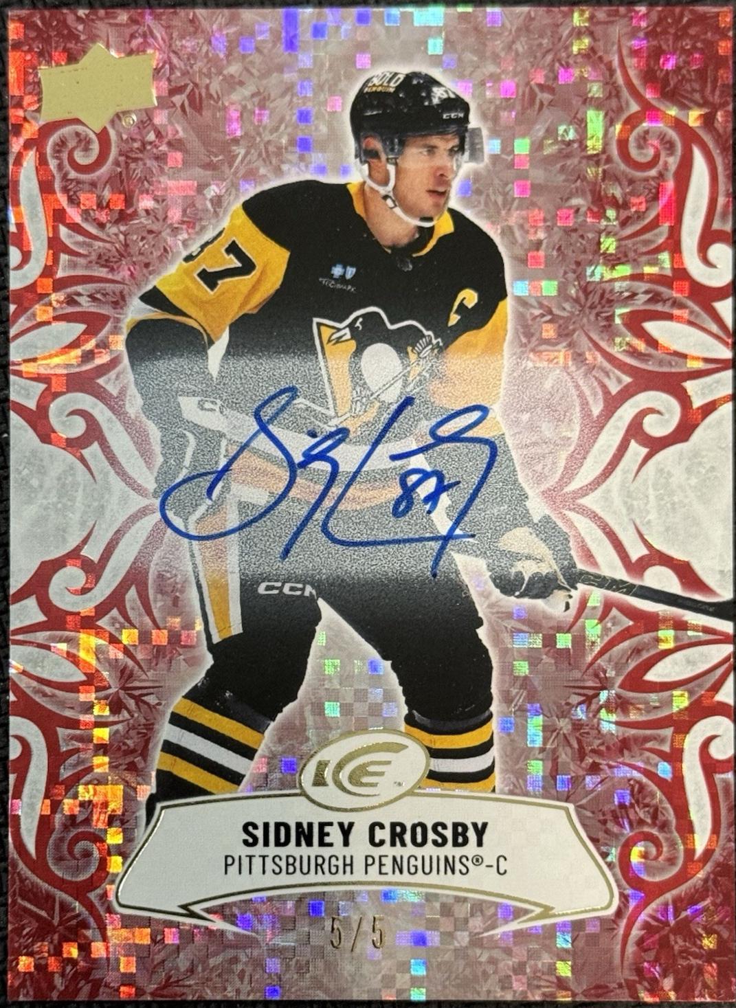 Sidney Crosby [Red Autograph] #11