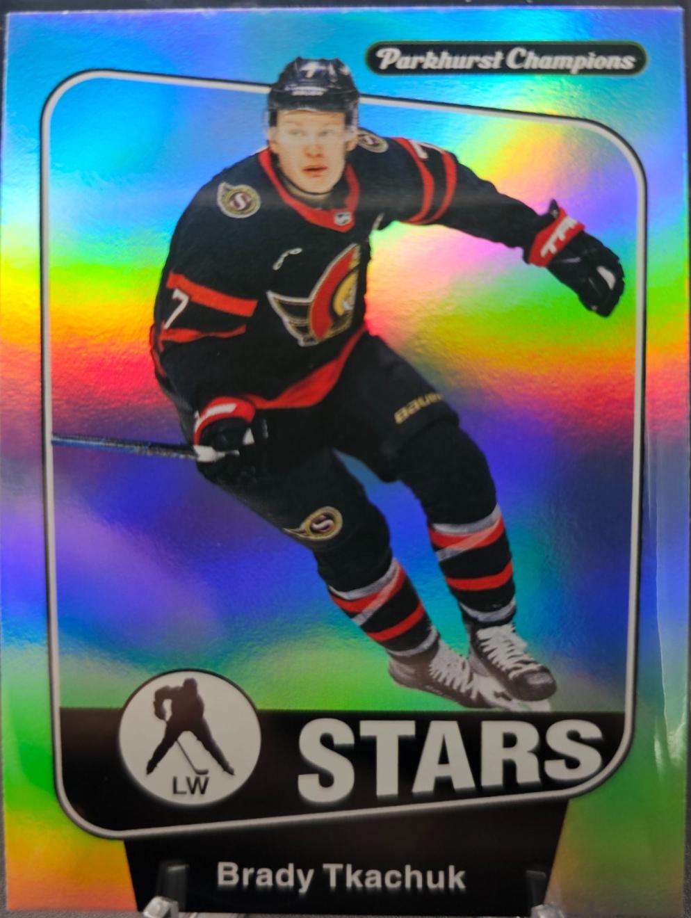 Brady Tkachuk [Rainbow Foilboard] #207