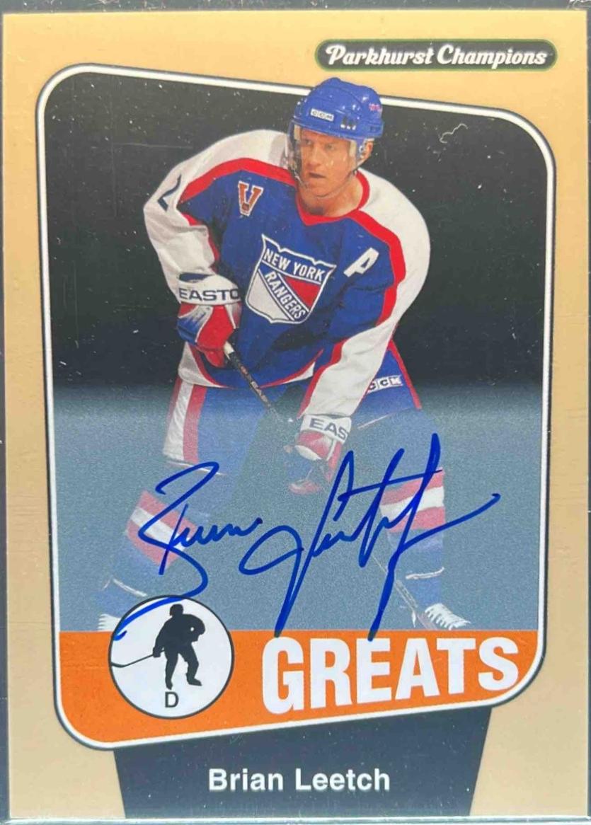 Brian Leetch [Greats Autograph] #286