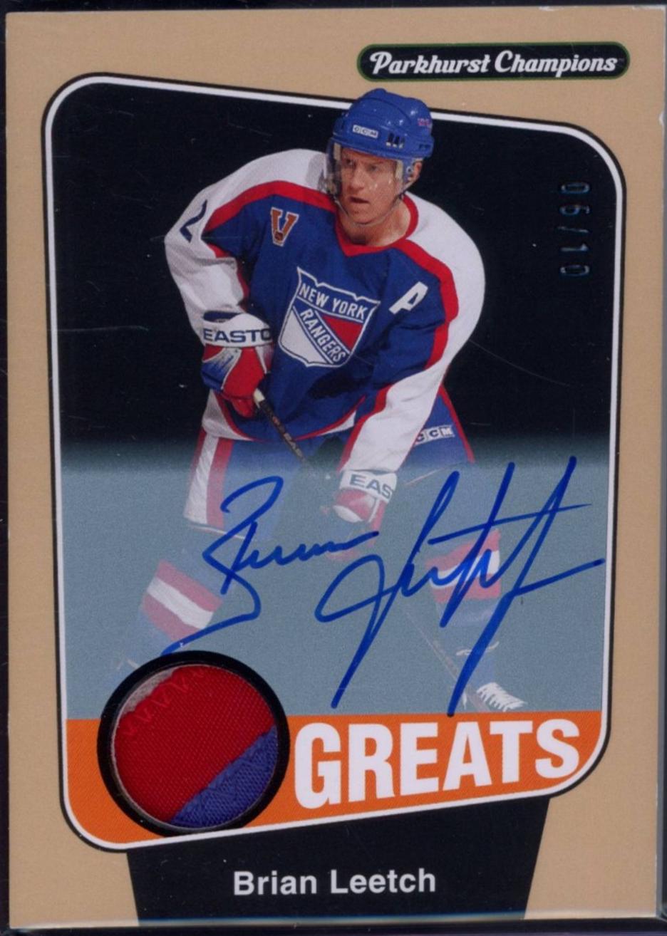 Brian Leetch [Greats Patch Autograph] #286