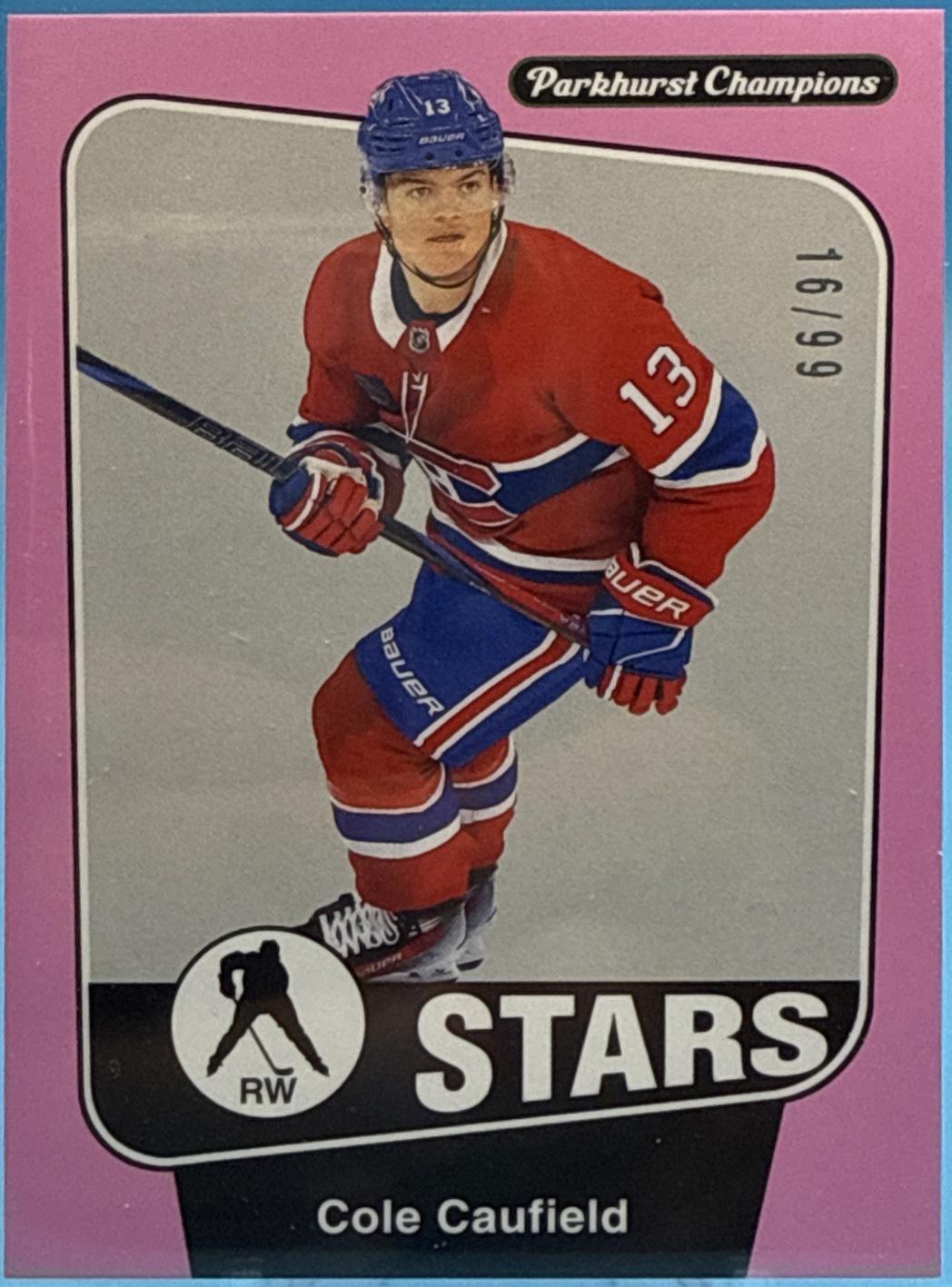 Cole Caufield [Shell Pink Border] #217