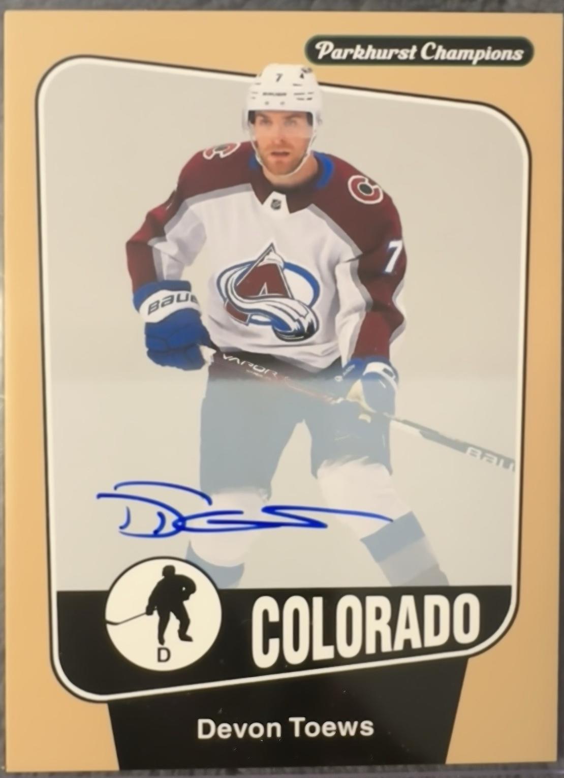 Devon Toews [Autograph] #21