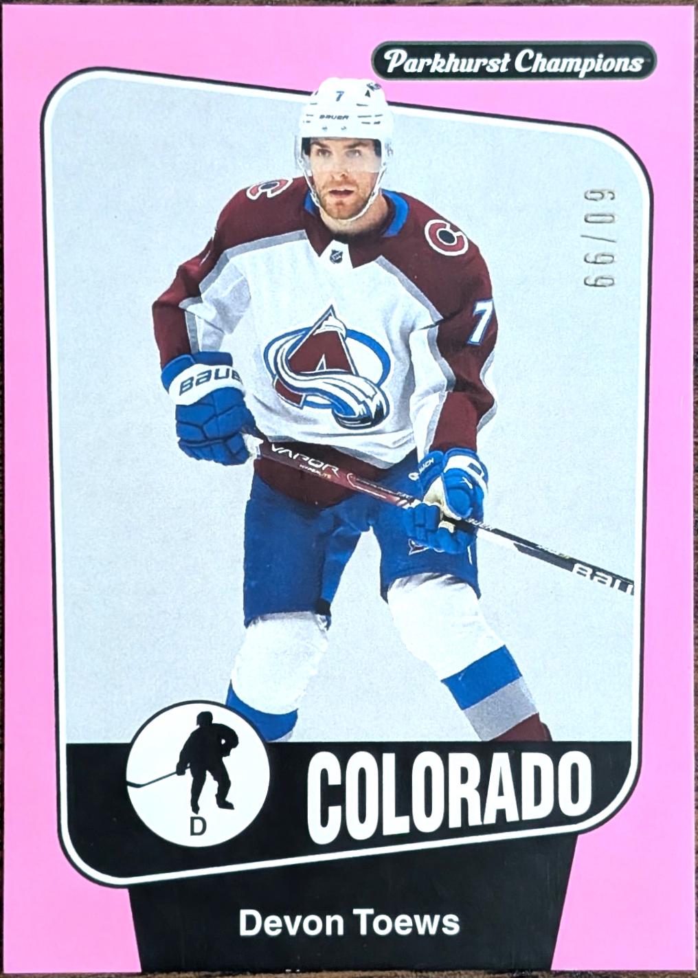 Devon Toews [Shell Pink Border] #21