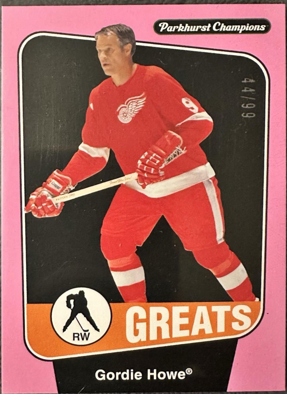 Gordie Howe [Shell Pink Border] #287