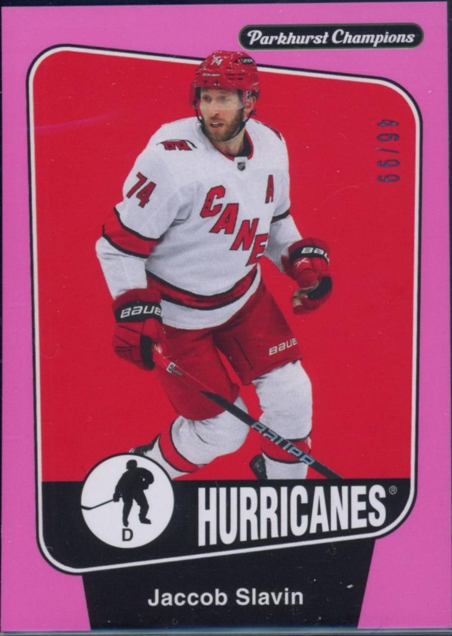 Jaccob Slavin [Shell Pink Border] #76