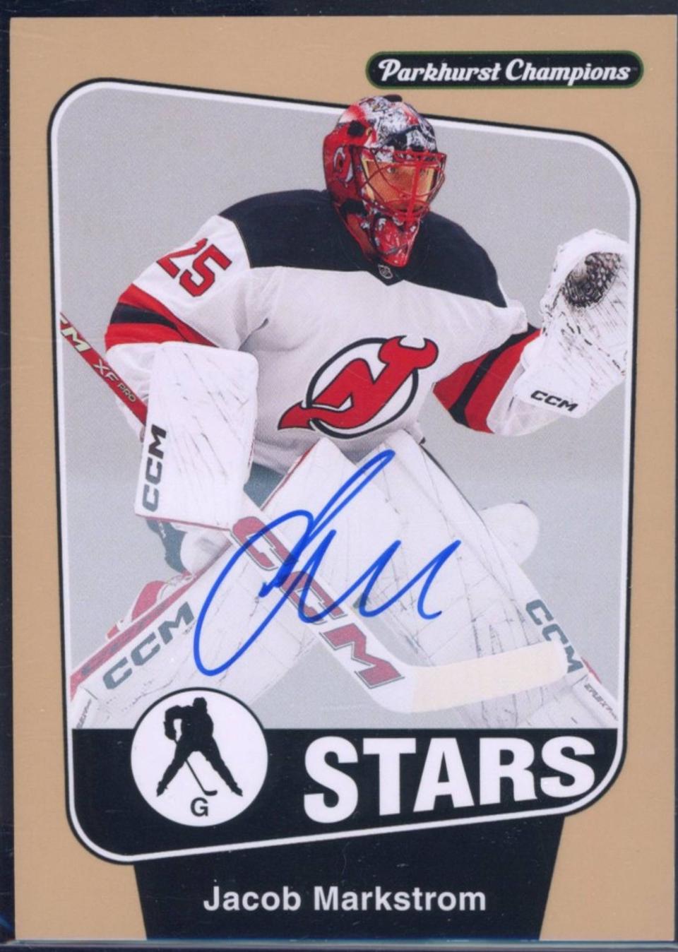 Jacob Markstrom [Stars Autograph] #226