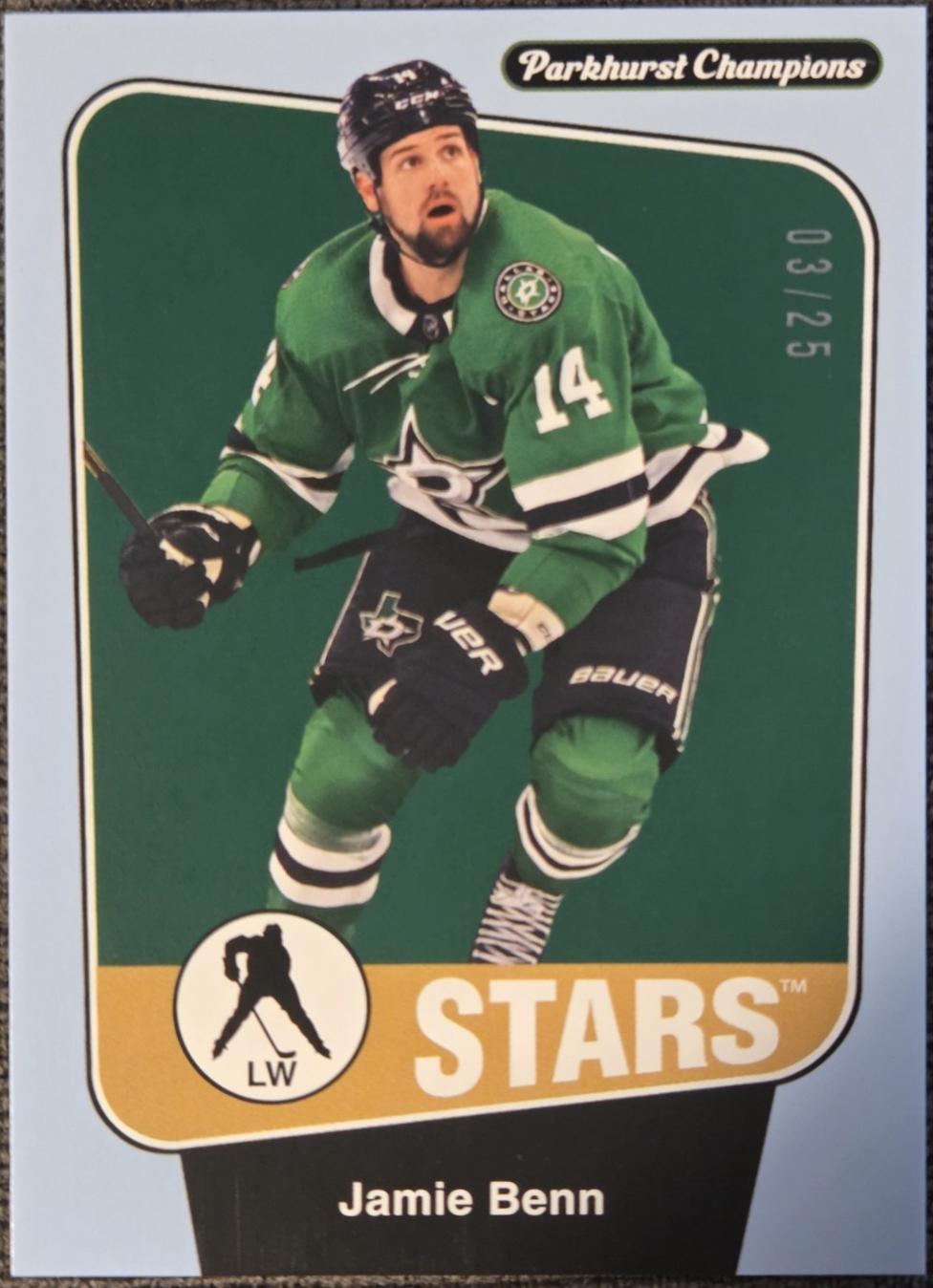 Jamie Benn [Baby Blue Border] #165