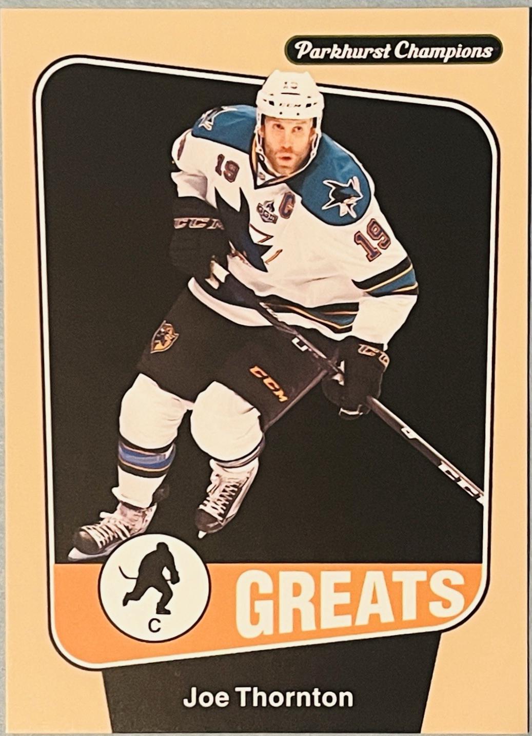 Joe Thornton [Blank Back] #282