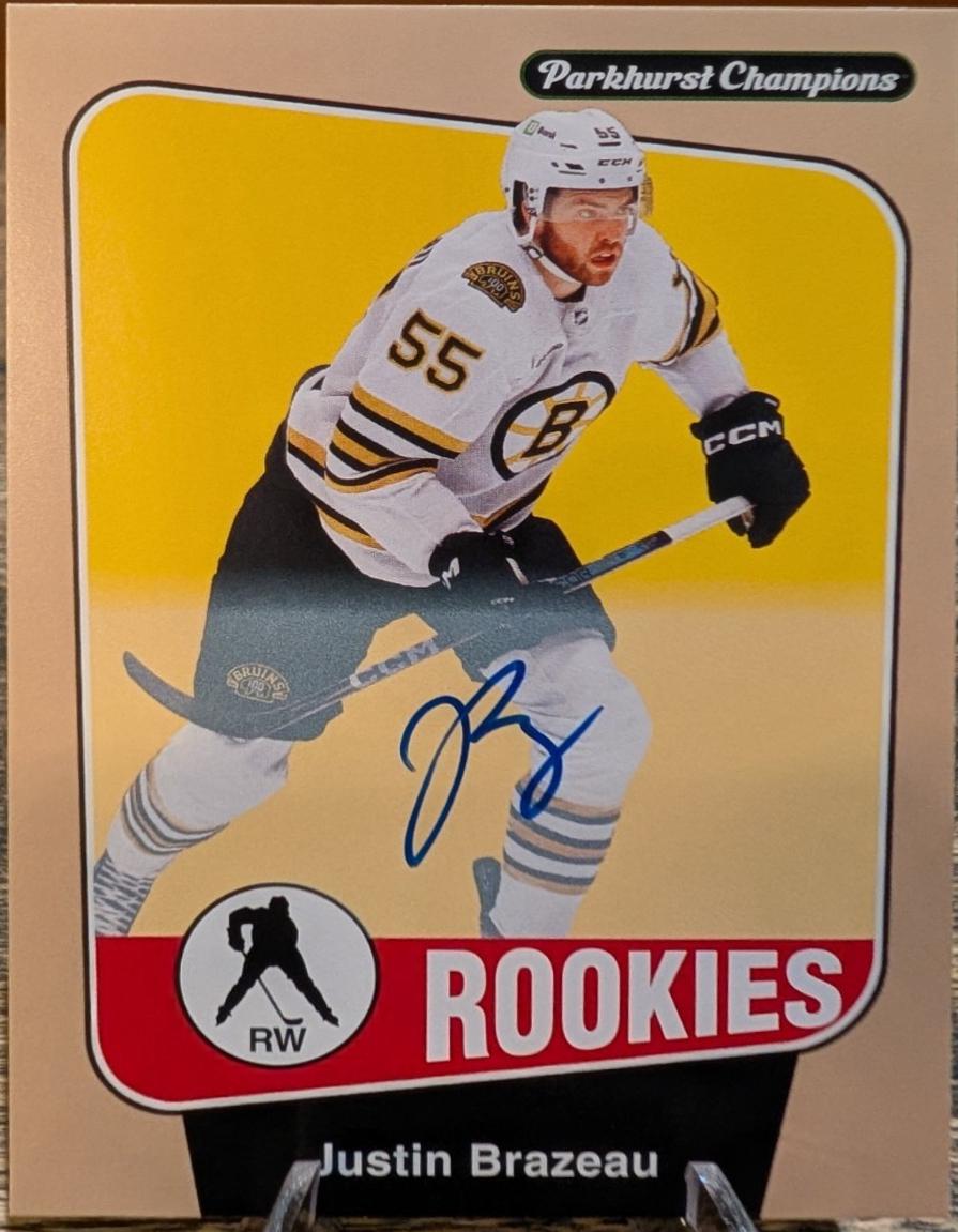 Justin Brazeau [Rookie Autograph] #242