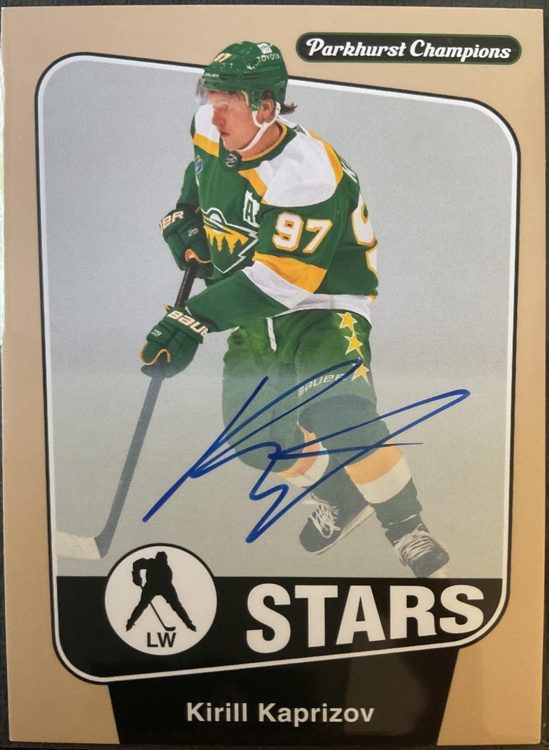 Kirill Kaprizov [Stars Autograph] #230