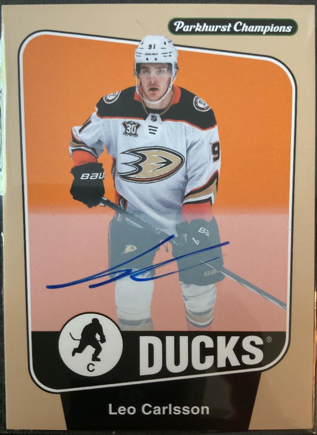 Leo Carlsson [Autograph] #6