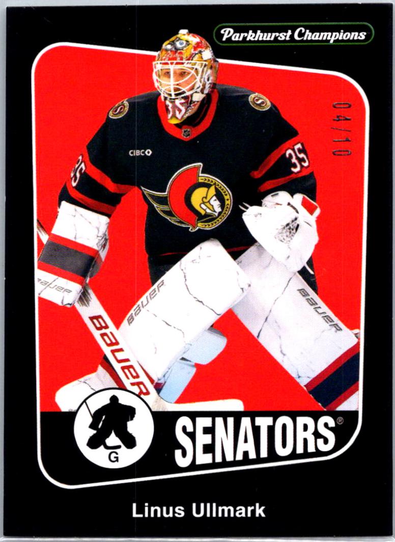 Linus Ullmark [Black Border] #186