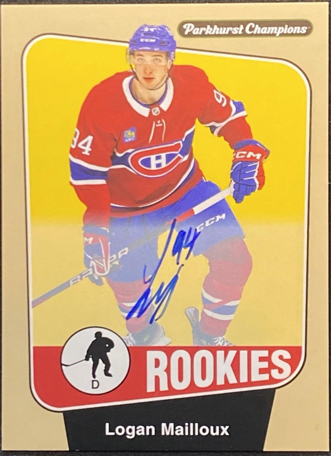 Logan Mailloux [Rookie Autograph] #263