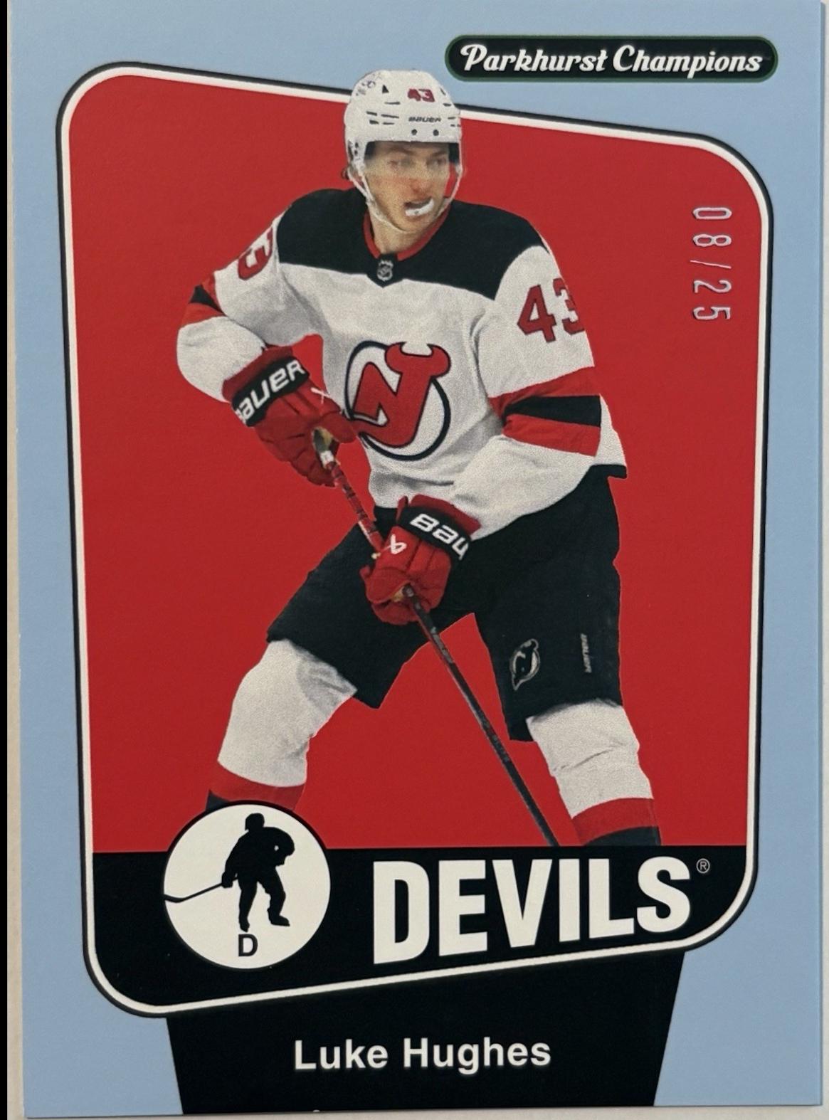 Luke Hughes [Baby Blue Border] #3