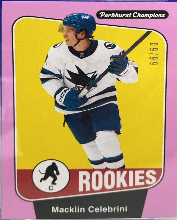 Macklin Celebrini [Shell Pink Border] #245