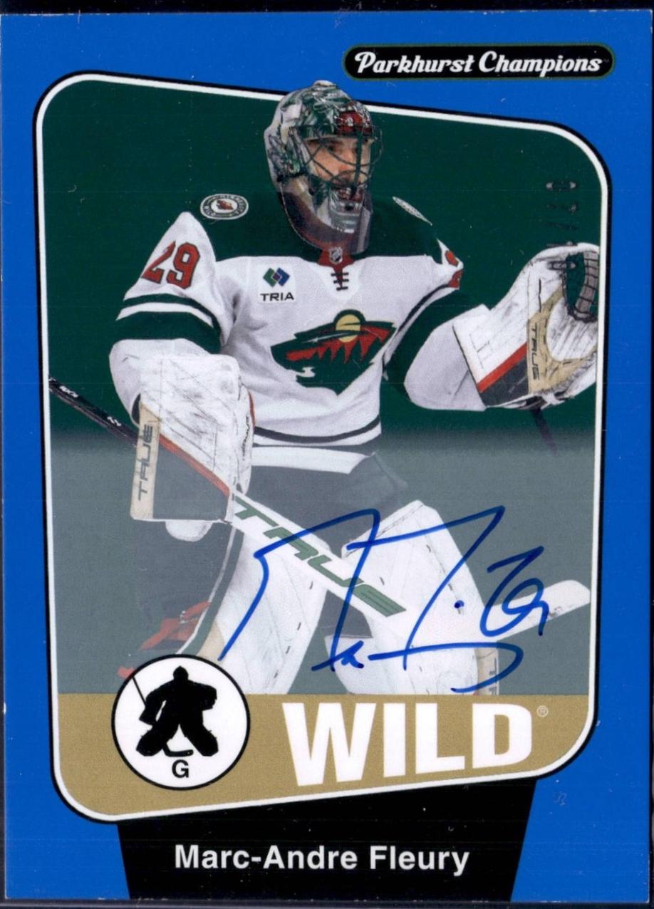 Marc-Andre Fleury [Blue Autograph] #70