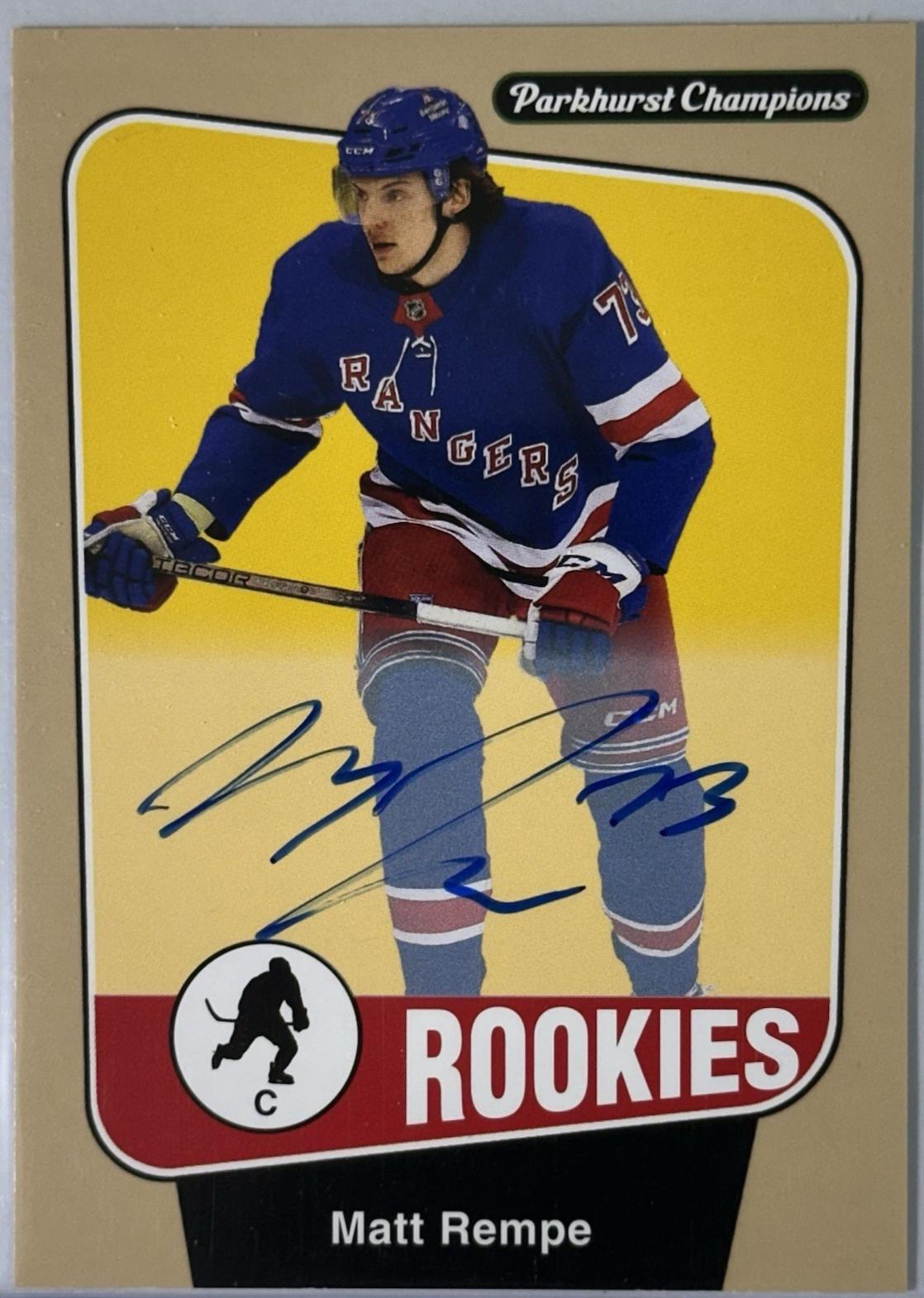 Matt Rempe [Rookie Autograph] #276