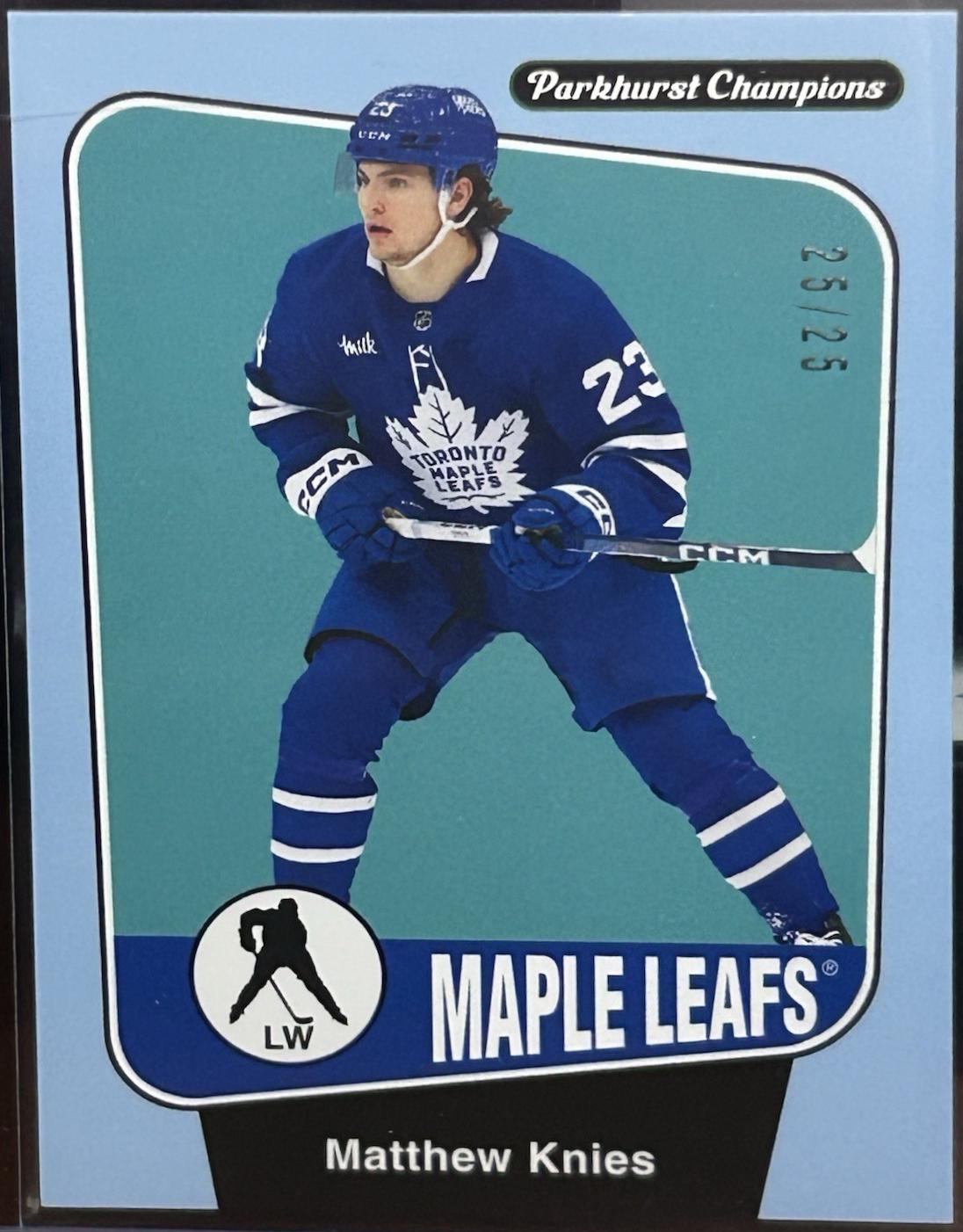 Matthew Knies [Baby Blue Border] #22