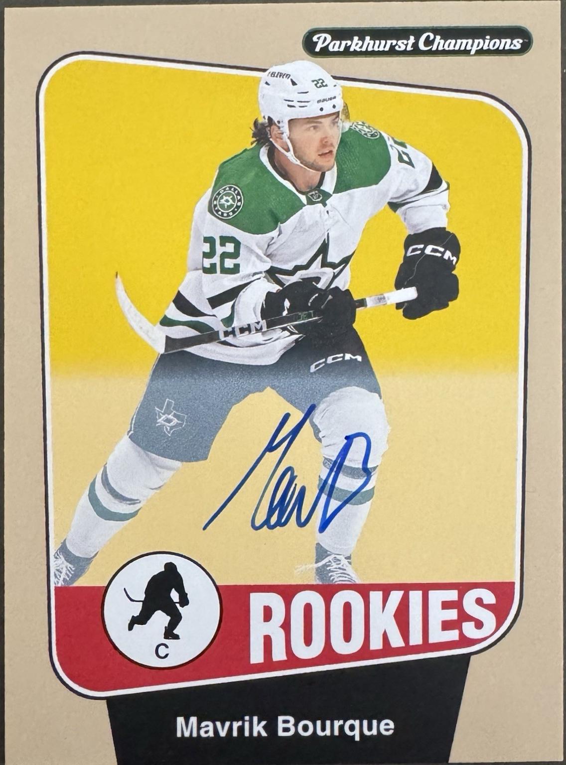 Mavrik Bourque [Rookie Autograph] #254