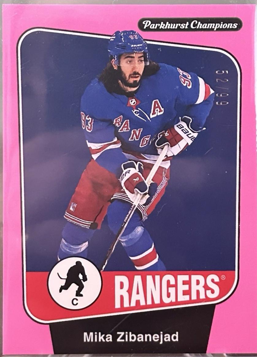 Mika Zibanejad [Shell Pink Border] #102