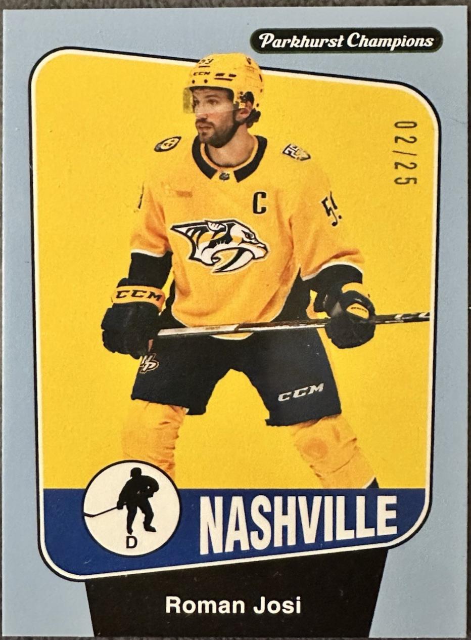 Roman Josi [Baby Blue Border] #86