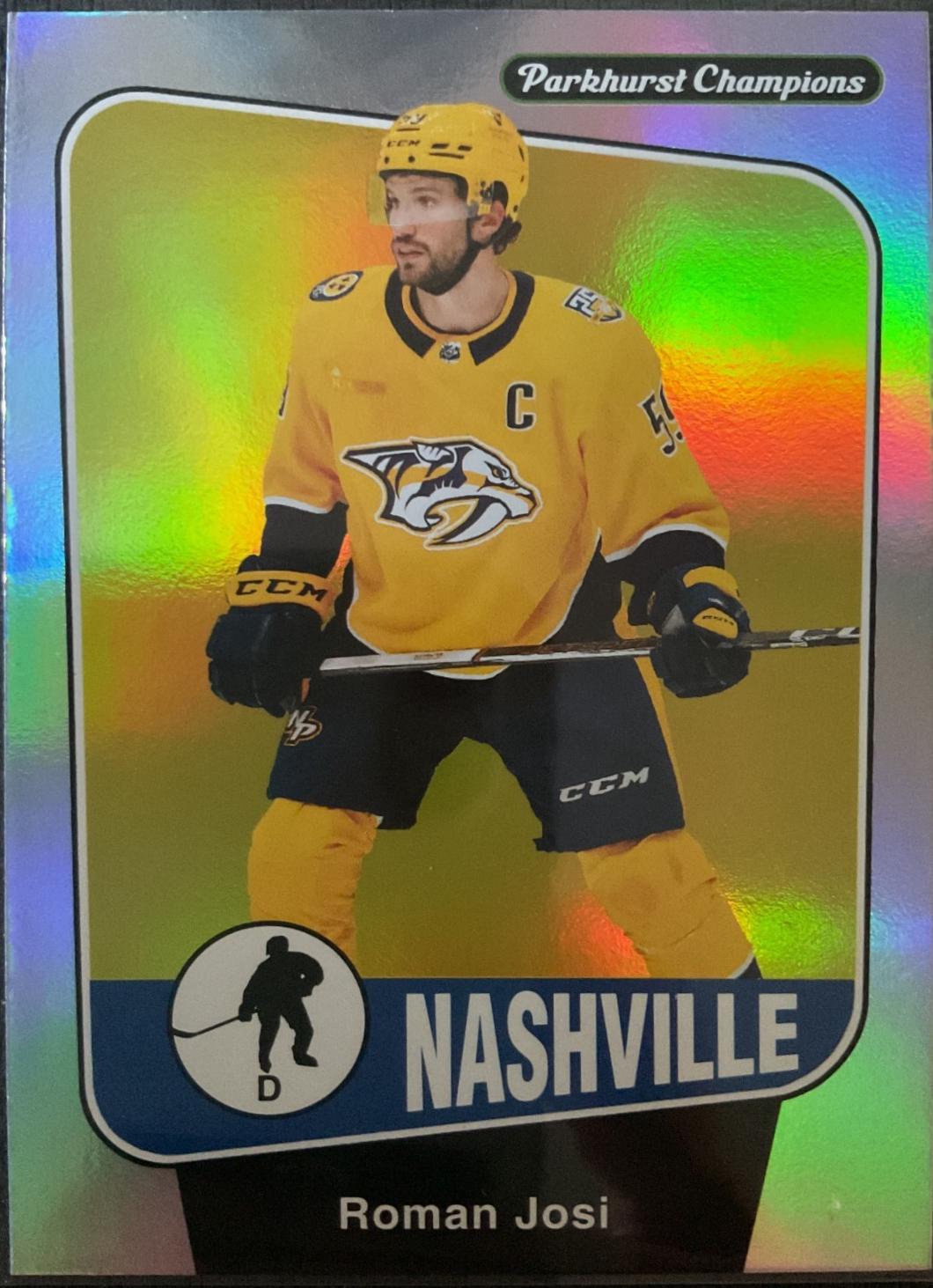 Roman Josi [Rainbow Foilboard] #86