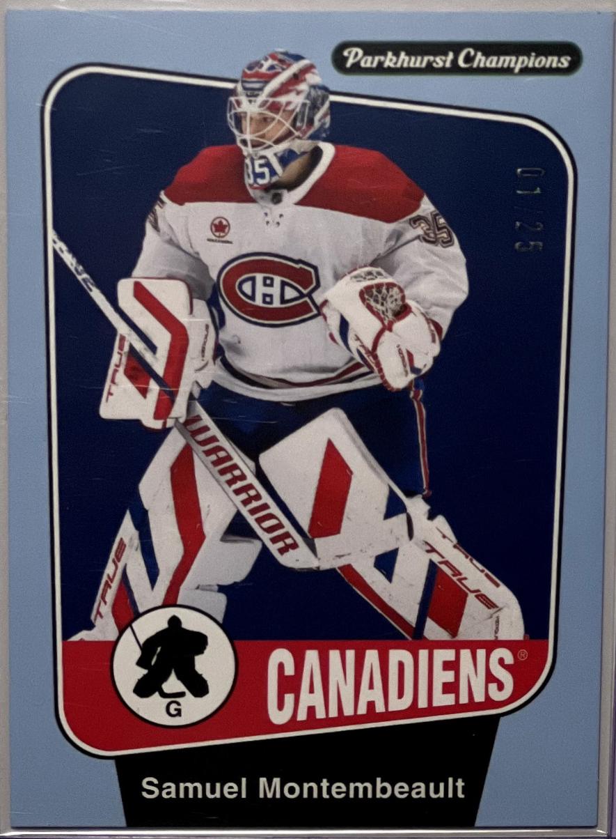 Samuel Montembeault [Baby Blue Border] #77