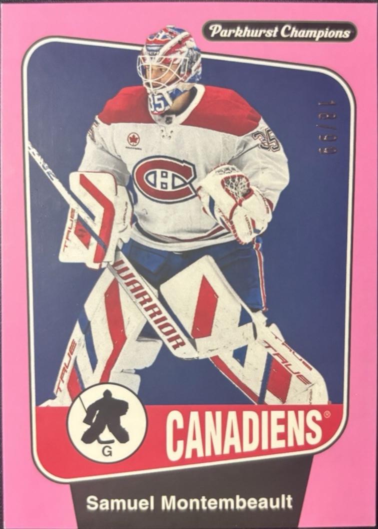Samuel Montembeault [Shell Pink Border] #77