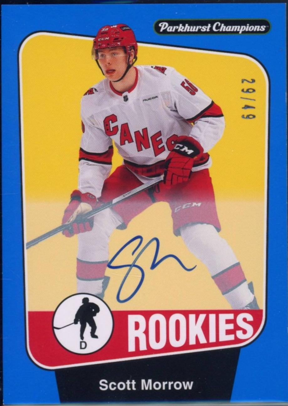 Scott Morrow [Blue Rookie Autograph] #247