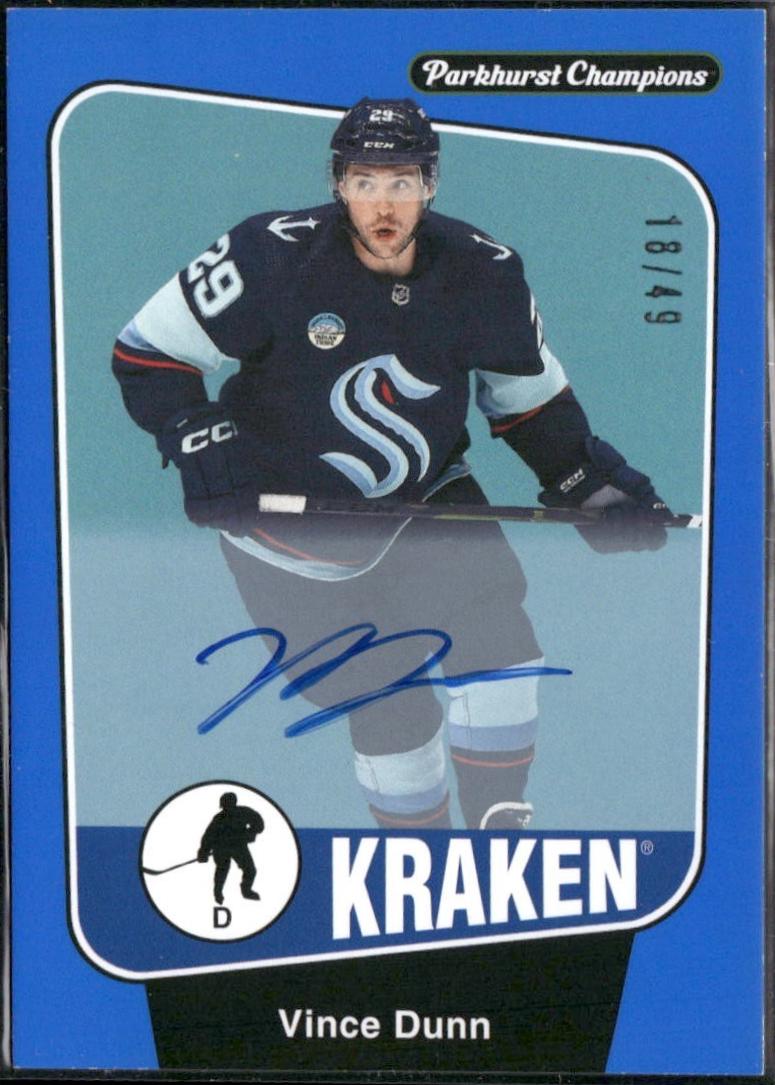 Vince Dunn [Blue Autograph] #38